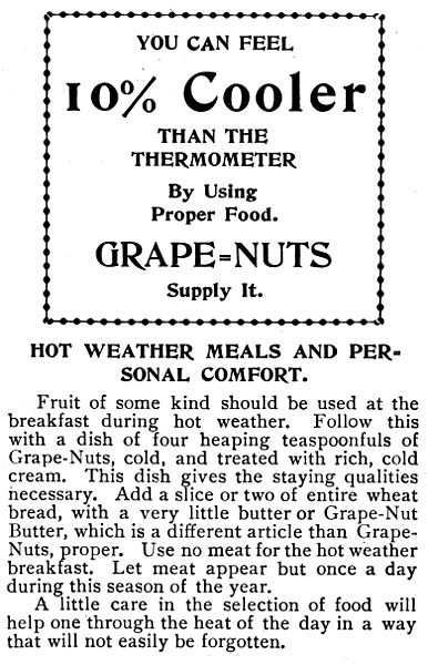 Grape Nuts Comic